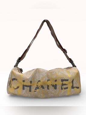 Authentic Chanel Sports Line Shoulder Bag Rubber White - 10 Series
